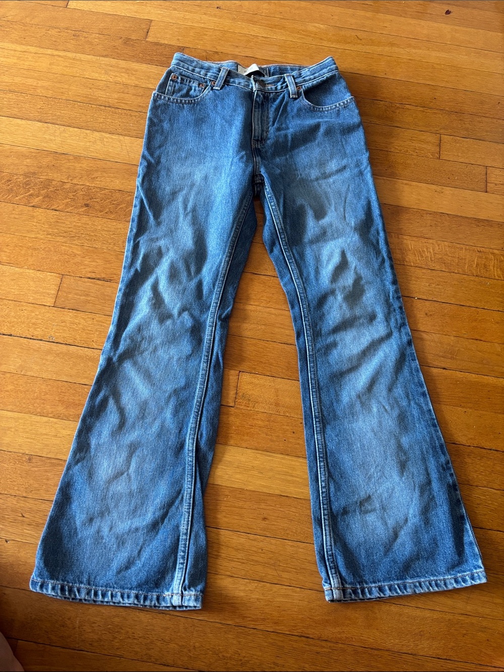 GAP Girls Blue Flared Jeans